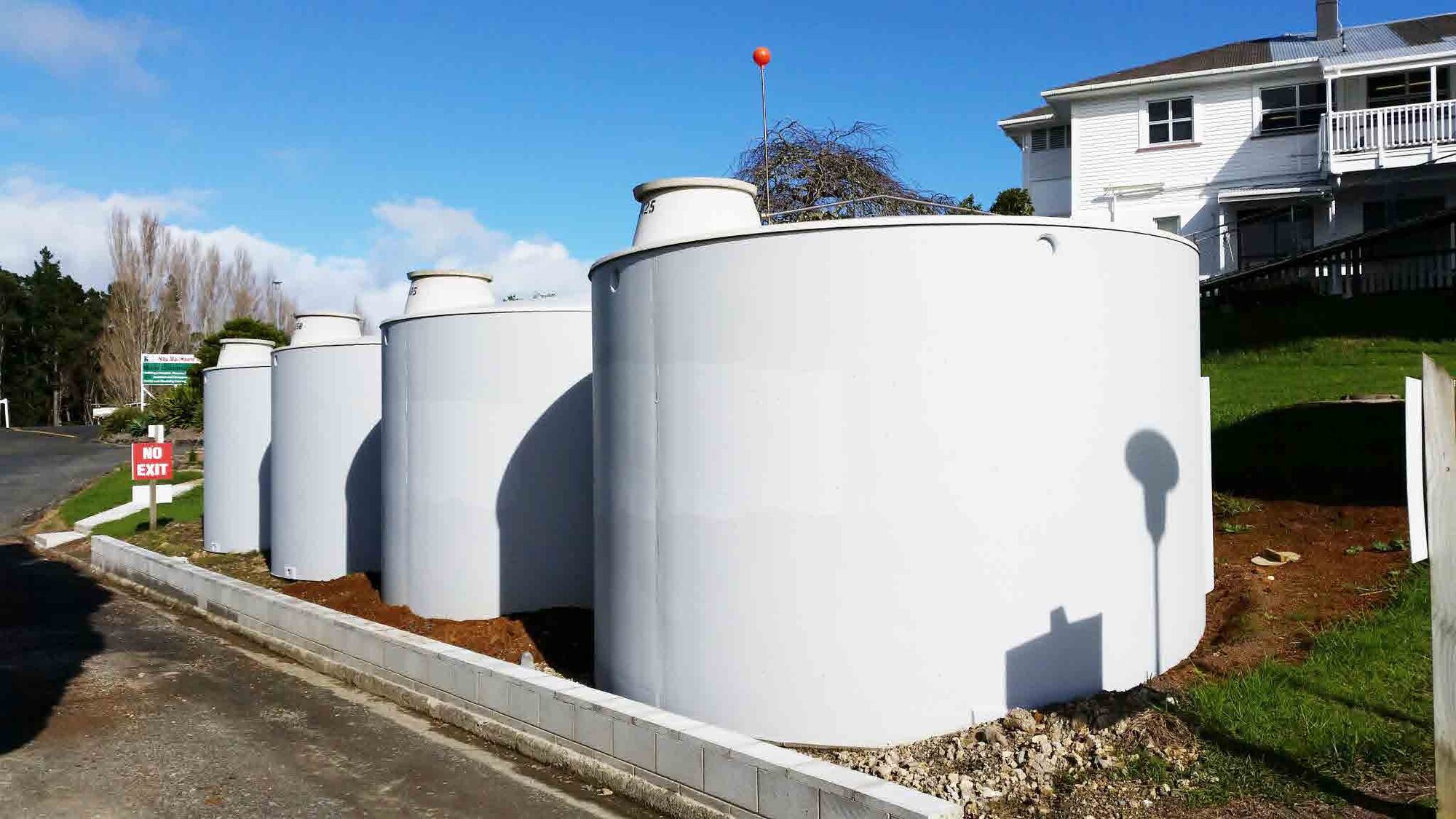 Water storage tanks